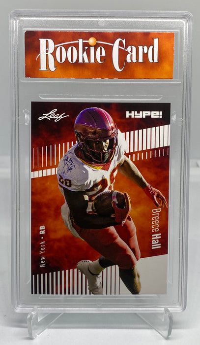 Certified Mint+ Breece Hall 2022 Leaf HYPE! #90 Just 5000 Ever Made! New York Jets Rookie Card