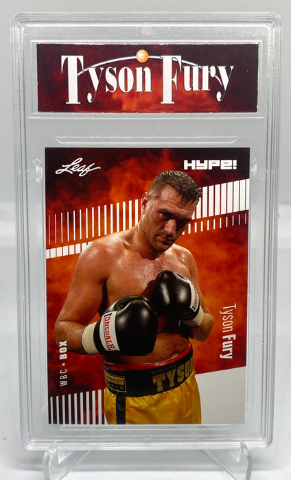 Certified Mint+ Tyson Fury 2022 Leaf HYPE! #93 Just 5000 Ever Made! Gypsy King Heavyweight Champ Trading Card