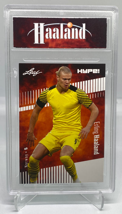 Certified Mint+ Erling Haaland 2022 Leaf HYPE! #94 Just 5000 Ever Made! Terminator! Manchester City Trading Card