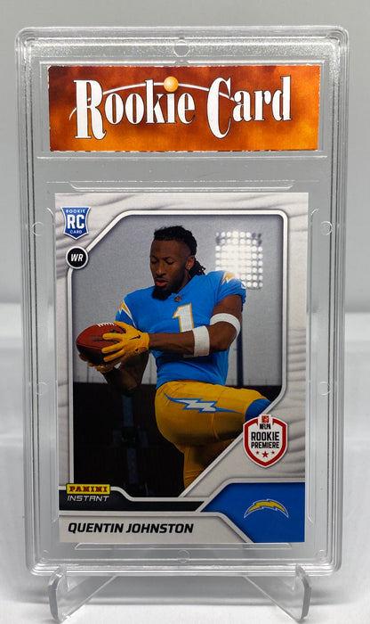 Certified Mint+ Quentin Johnston 2023 Panini Instant 1st Look #8 1 or 519 Rookie Card
