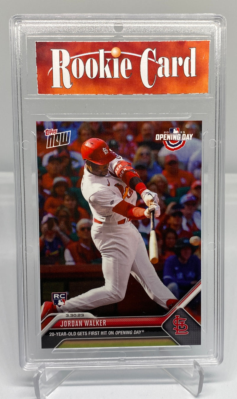 Certified Mint+ Jordan Walker 2023 Topps Now #7 Opening Day Rookie Card