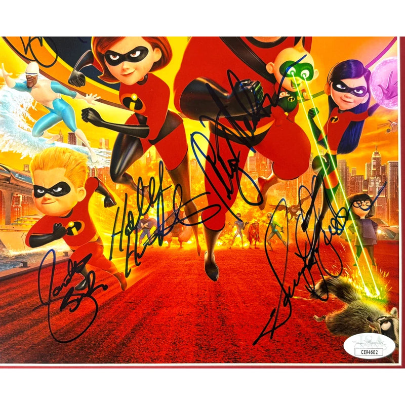 Incredibles 2 Cast Signed 11x14 Photo Framed Autograph Disney Pixar Samuel L Jackson JSA