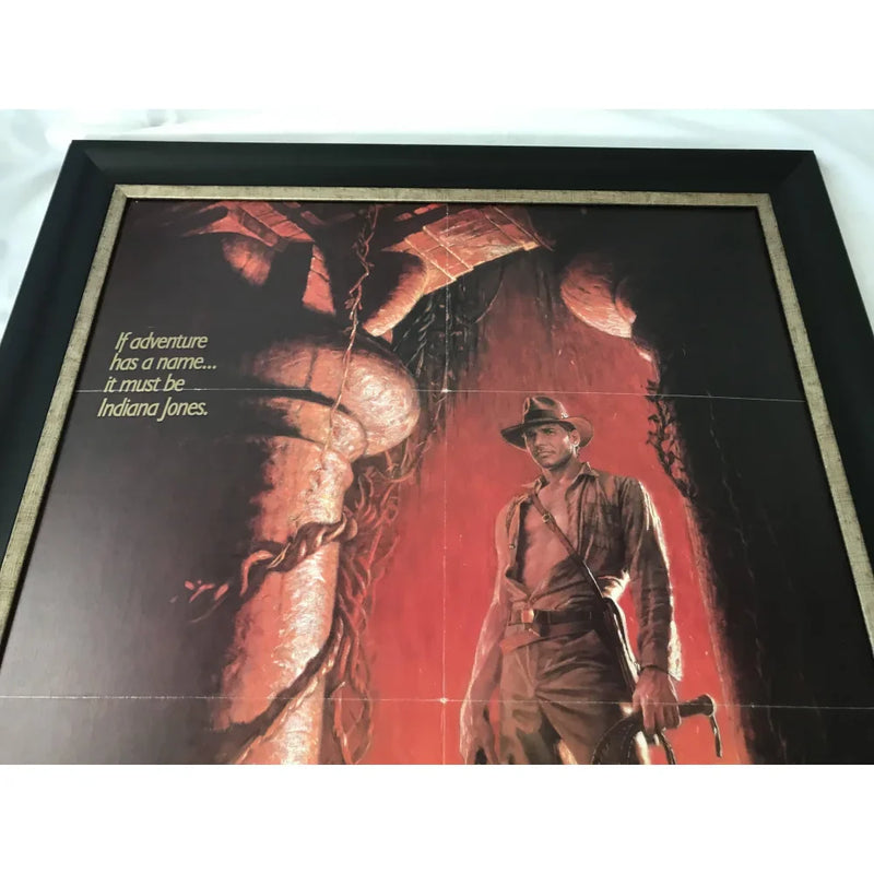 Indiana Jones Temple of Doom 1984 Original Framed Movie Poster 1st Issue 27x40