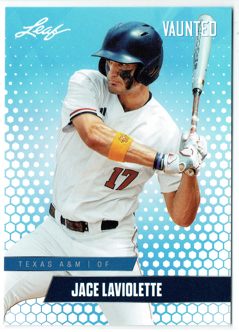 Mint Jace LaViolette 2024 Leaf Vaunted #6V Debut Collection Rookie Card Texas A&M