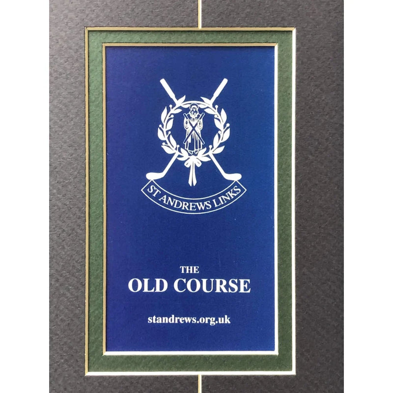 Jack Nicklaus Framed Authentic 2005 St. Andrews Old Course Scorecard British Open Goodbye COA