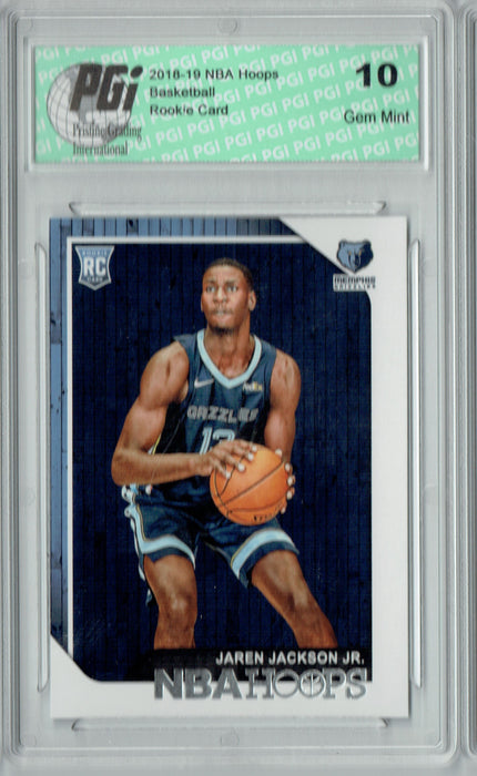 Jaren Jackson Jr. 2018 NBA Hoops #278 Rookie Card PGI 10