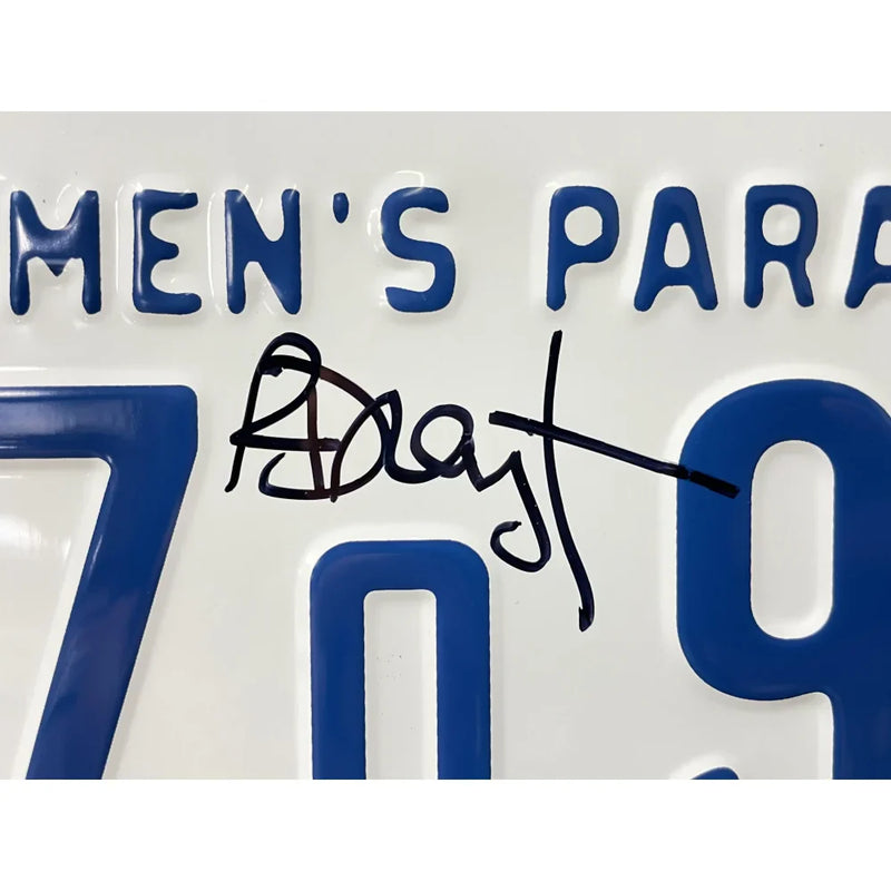 "Jaws" Richard Dreyfuss Signed Autopsy License Plate Framed Memorabilia BAS COA