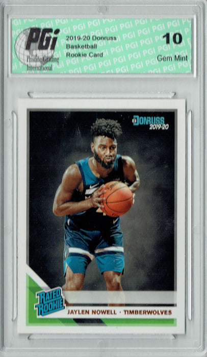 Jaylen Nowell 2019 Donruss Basketball #240 Gem Mint Rookie Card PGI 10