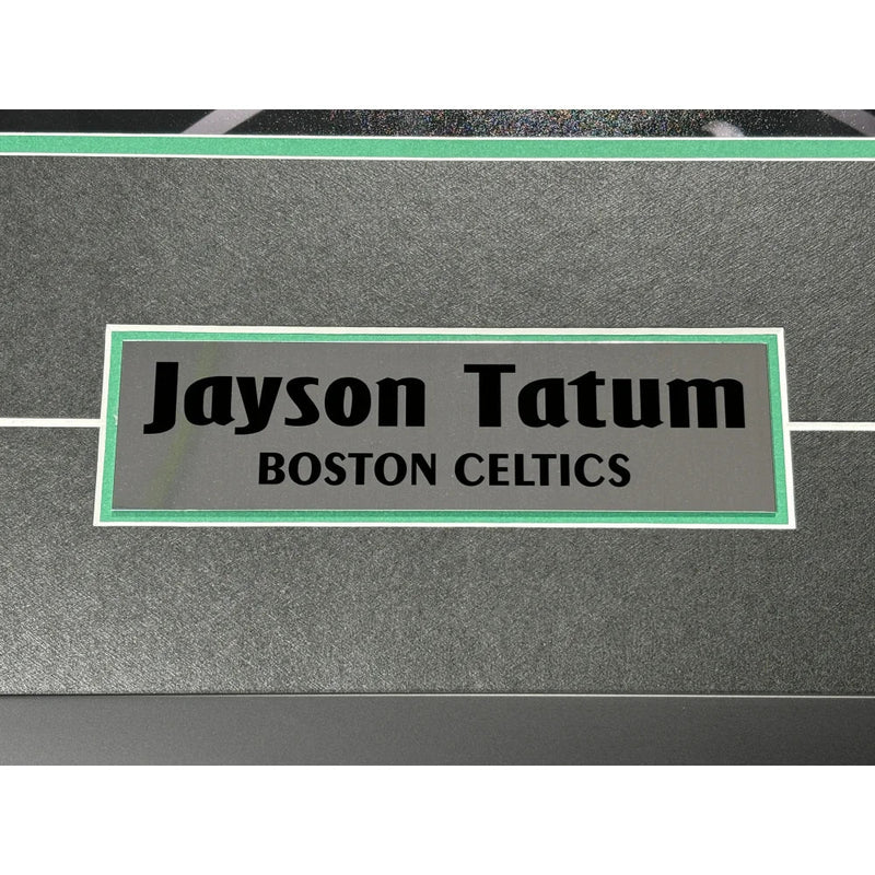 Jayson Tatum Autographed Boston Celtics 16x20 Photo Framed Signed COA vs. Lebron