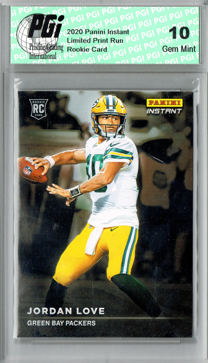 Jordan Love 2020 Instant #RS4 Spotlight 1 of 1155 Made Rookie Card PGI 10