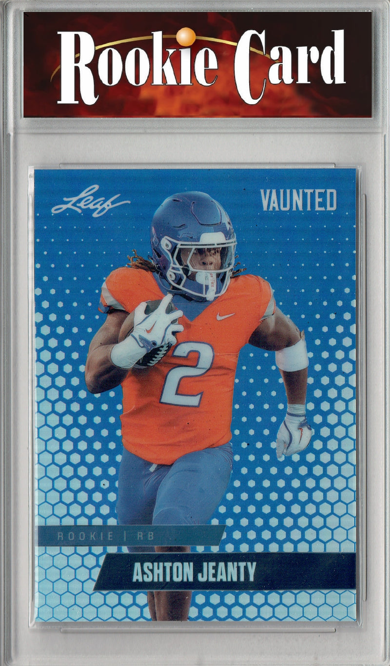 Certified Mint+ Ashton Jeanty 2025 Leaf Vaunted Metal #VM-07 Blue 20 Made Rookie Card Las Vegas Raiders
