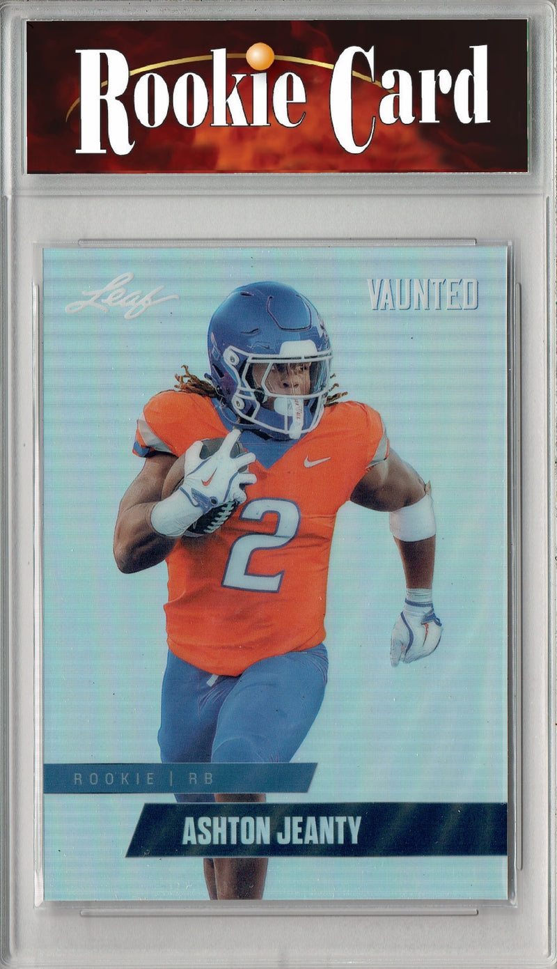 Certified Mint+ Ashton Jeanty 2025 Leaf Vaunted Metal #VM-07 Silver 25 Made Rookie Card Las Vegas Raiders