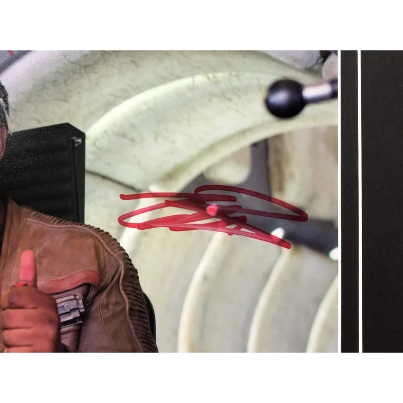 John Boyega Signed Star Wars 11x14 Photo Framed Finn Topps COA Autograph Millenium Falcon