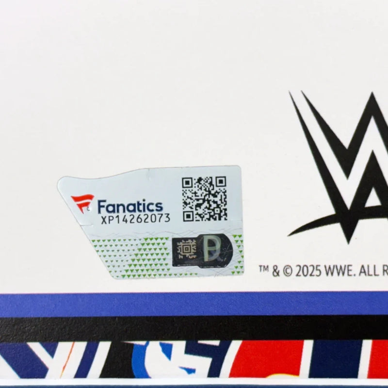 John Cena Autographed 2025 The Last Time Is Now Farewell Tour 11x14 Photo Framed Fanatics WWE Signed