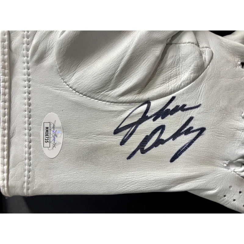 John Daly Signed & Game Played / Worn Golf Glove Framed JSA COA Autograph Cigarette Photo