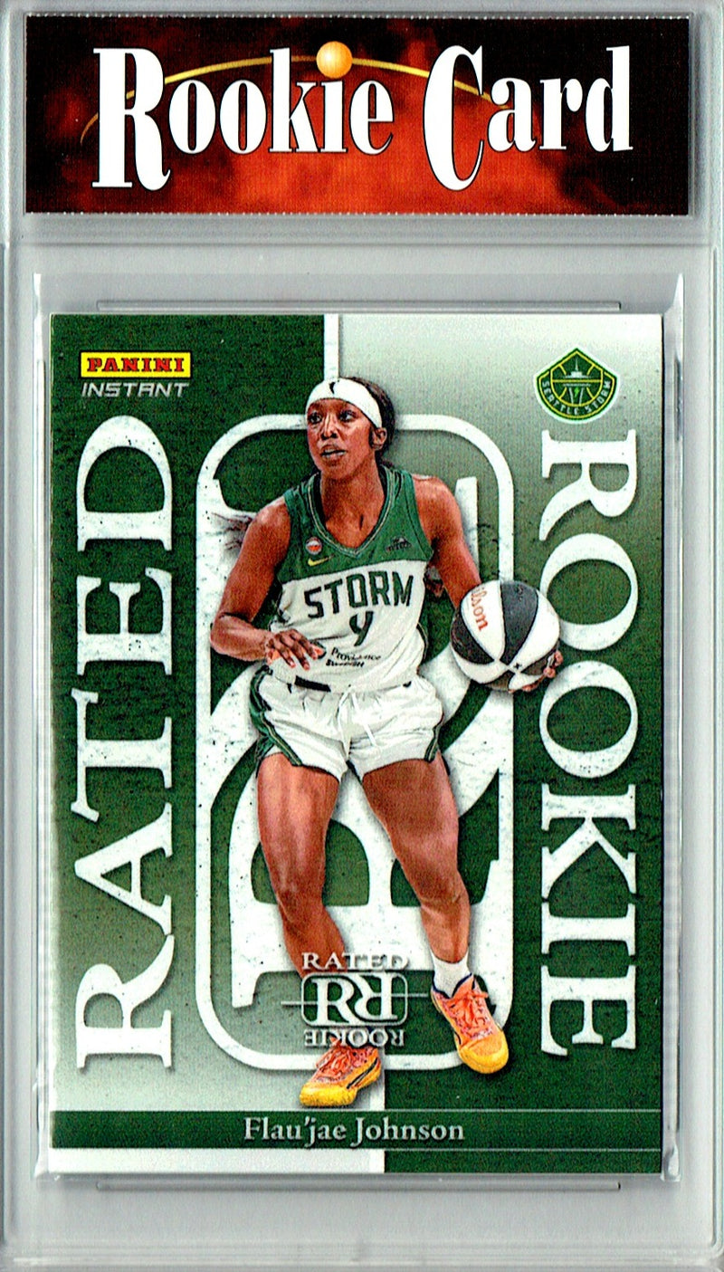 Certified Mint+ Flau'jae Johnson 2026 Panini Instant #RRR-6 Rated Rookie Rookie Card Seattle Storm