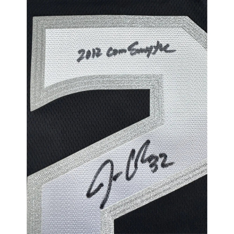 Jonathan Quick Autographed LA Kings 2012 Stanley Cup Jersey Inscribed "Conn Smythe" IGM COA