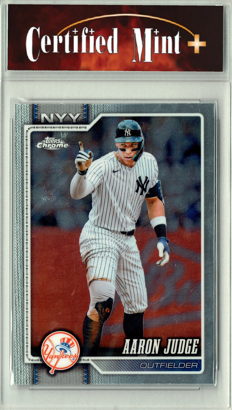 Aaron Judge Trading Card 2026 Topps Chrome #100 0, Certified Mint+ Condition, New York Yankees Baseball