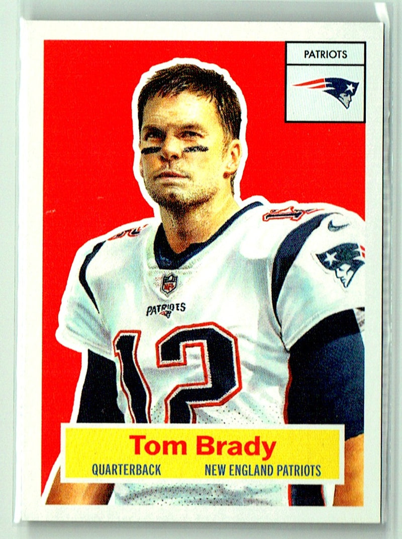 Rare Tom Brady Trading Card 2026 Topps Living Set #1 Background Variation SP, Mint Condition, New England Patriots Football