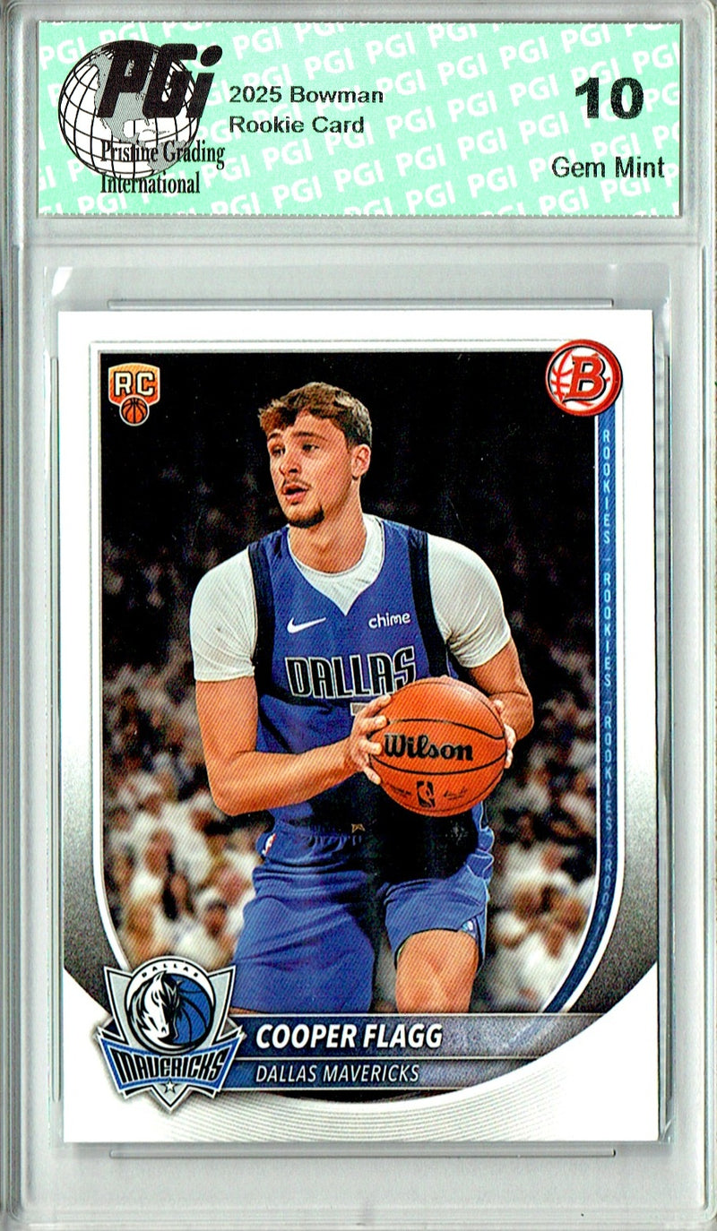 Cooper Flagg 2025 Bowman #1 Rookie Card PGI 10