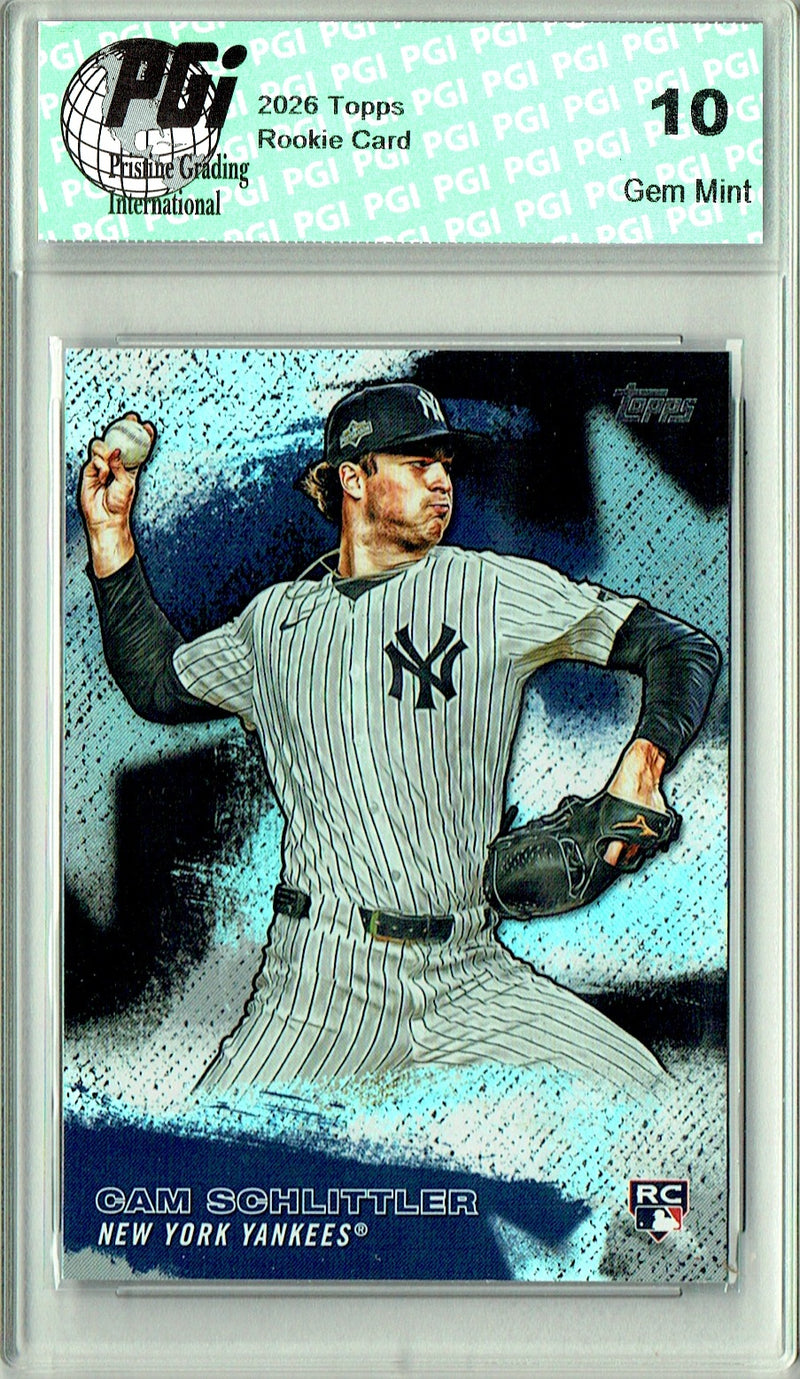 Cam Schlittler Rookie Card 2026 Topps #SMLB-48 Stars of the Game, PGI 10, New York Yankees Baseball