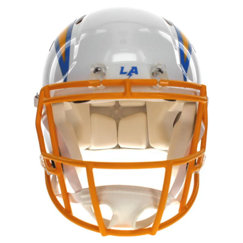 Justin Herbert Autographed  LA Chargers Inscribed ROY F/S Authentic Helmet Fanatics Signed