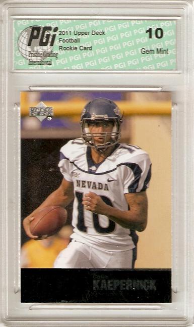 Colin Kaepernick 2011 Upper Deck College Legends #84 Rookie Card PGI 10