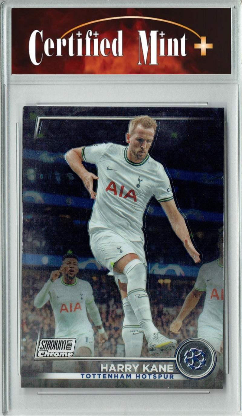 Certified Mint+ Harry Kane 2023 Topps Chrome #26 Rare Trading Card Totttenham