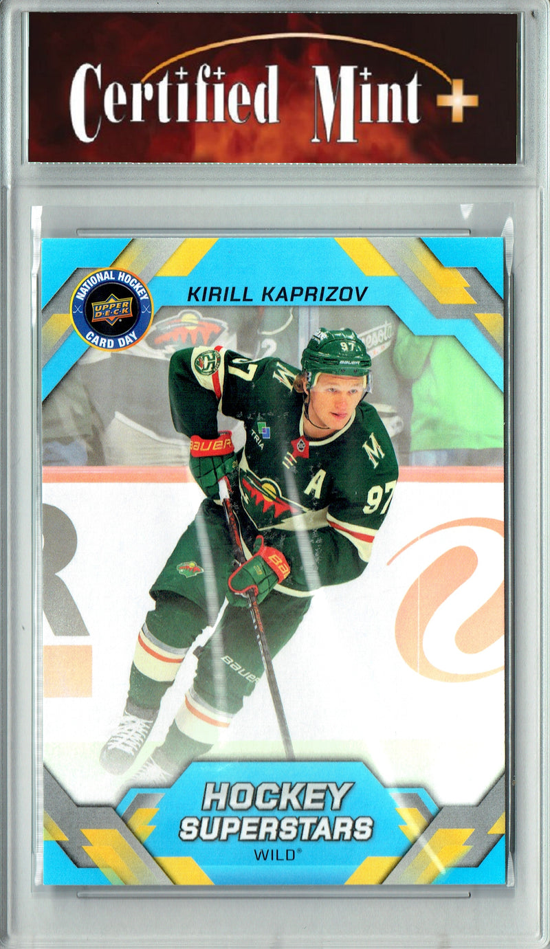 Kirill Kaprizov Trading Card 2026 Upper Deck #NHCD-15 National Hockey Card Day, Certified Mint+ Condition, Minnesota Wild Hockey