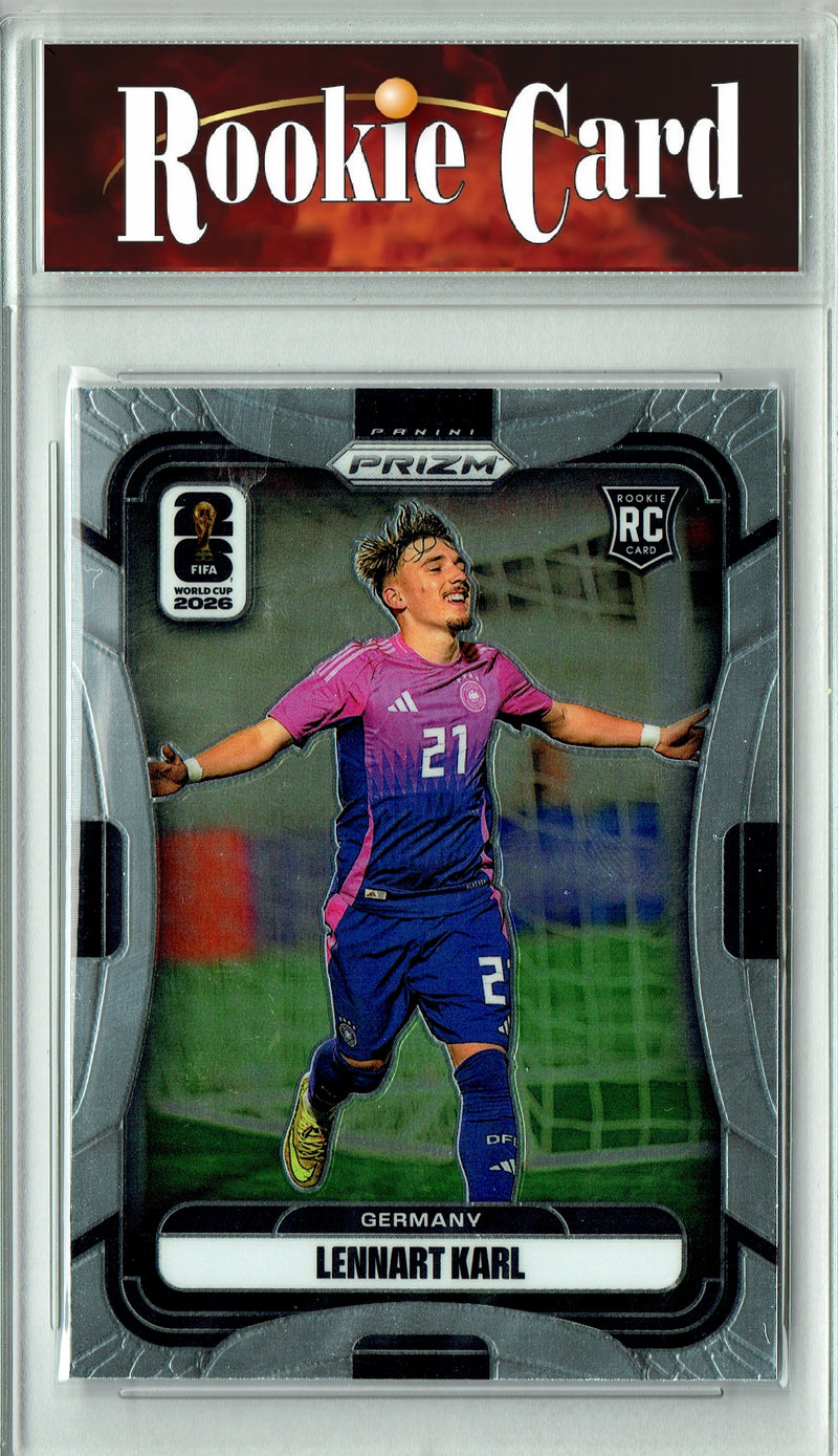 Lennart Karl Rookie Card 2026 Panini Prizm #58 Germany, Certified Mint+ Condition, Germany Soccer