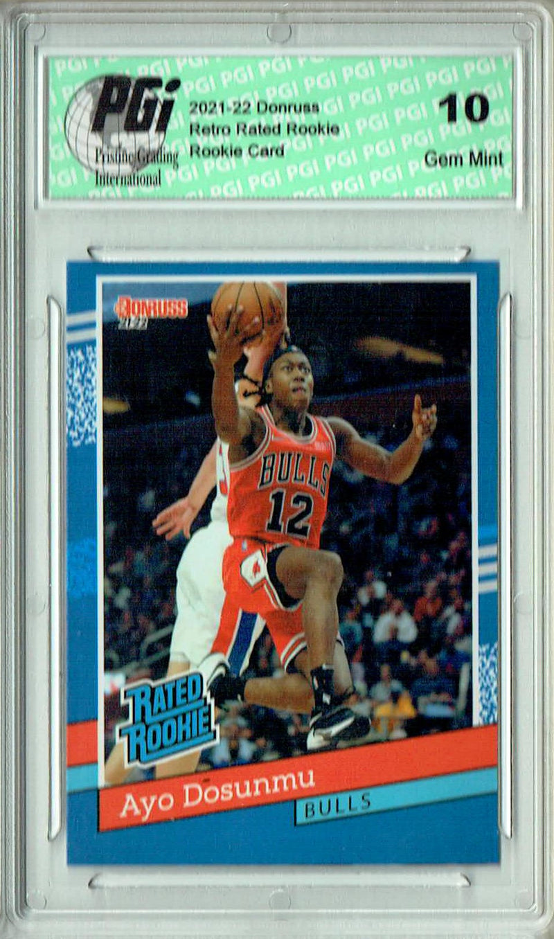 PGI 10 Ayo Dosunmu 2021 Donruss #RR-31 1/2502 Retro Rated Rookie Card