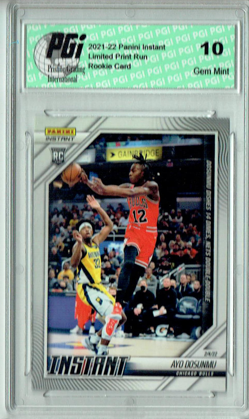 PGI 10 Ayo Dosunmu 2021 Panini Instant #120 Just 271 Ever Made Rookie Card