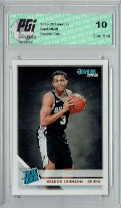 Keldon Johnson 2019 Donruss Basketball #227 Gem Mint Rookie Card PGI 10