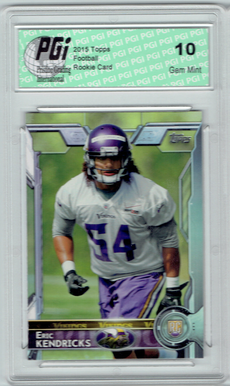 Eric Kendricks  2015 Topps Football #434 Minnesota Rookie Card PGI 10