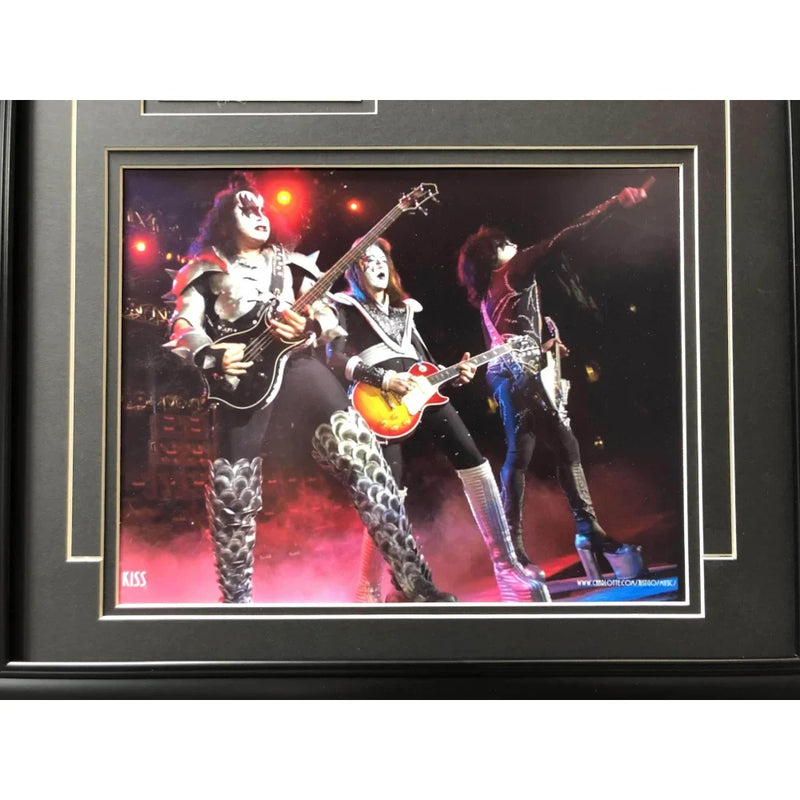 Kiss Framed World Tour Backstage Pass Collage COA 16x26 Photos Gene Simmons Stanley