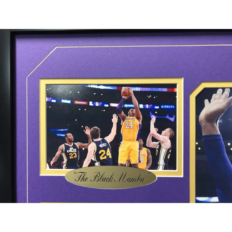 Kobe Bryant Final Game Authentic Confetti Frame 8x10 Collage Ticket Last Retire