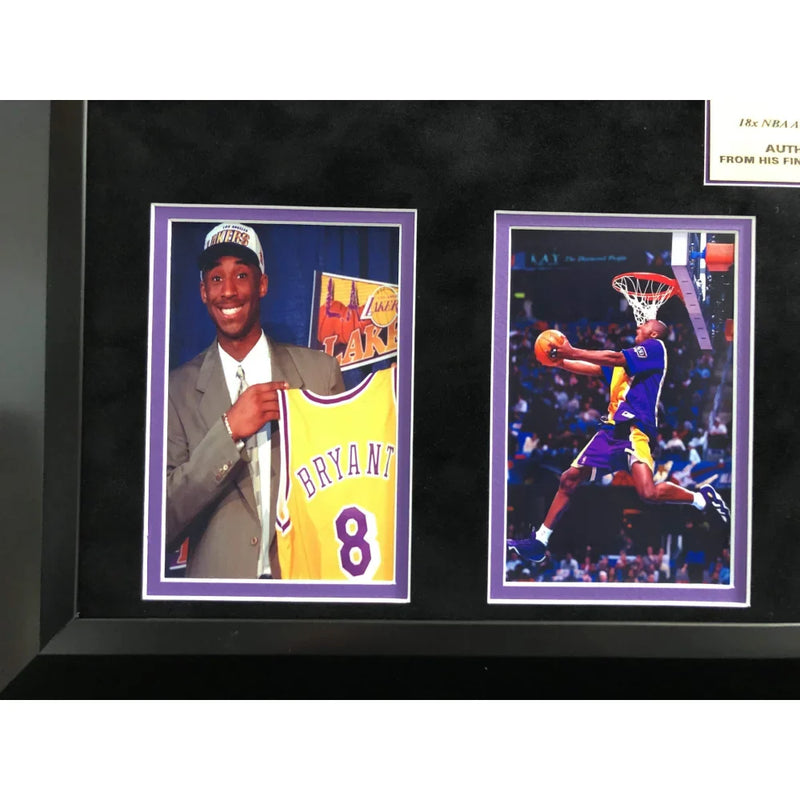 Kobe Bryant Final Game with Lakers Game Used "24" Confetti Collage #D/24 Retirement