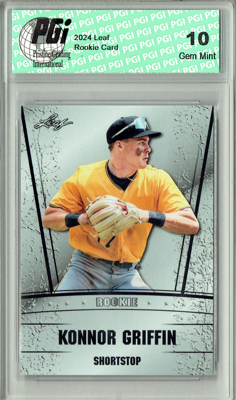 Konnor Griffin 2024 Leaf #RS-05 Pirates Rookie Card PGI 10