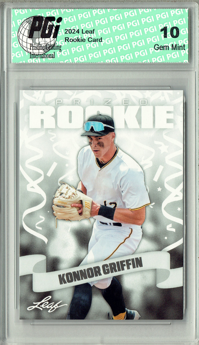 Konnor Griffin 2024 Leaf #13 Prized Rookie Card PGI 10