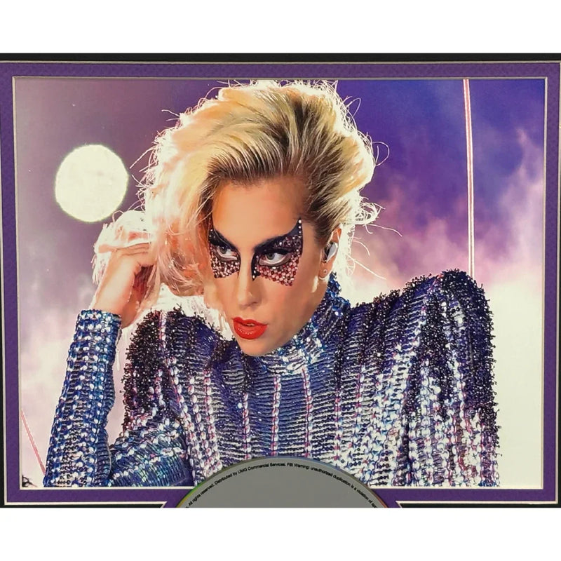 Lady Gaga Autographed Mayhem CD Framed Album JSA COA Signed Photo