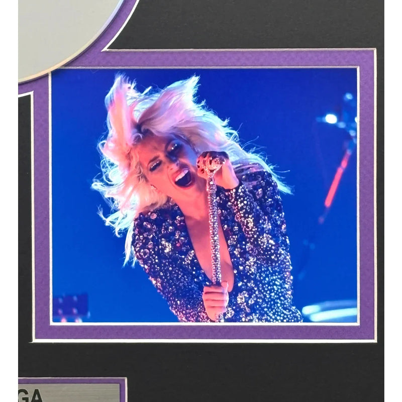 Lady Gaga Autographed Mayhem CD Framed Album JSA COA Signed Photo