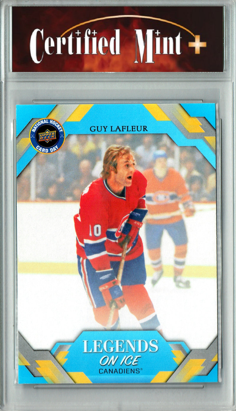 Guy Lafleur Trading Card 2026 Upper Deck #NHCD-27 National Hockey Card Day, Certified Mint+ Condition, Montreal Canadiens Hockey