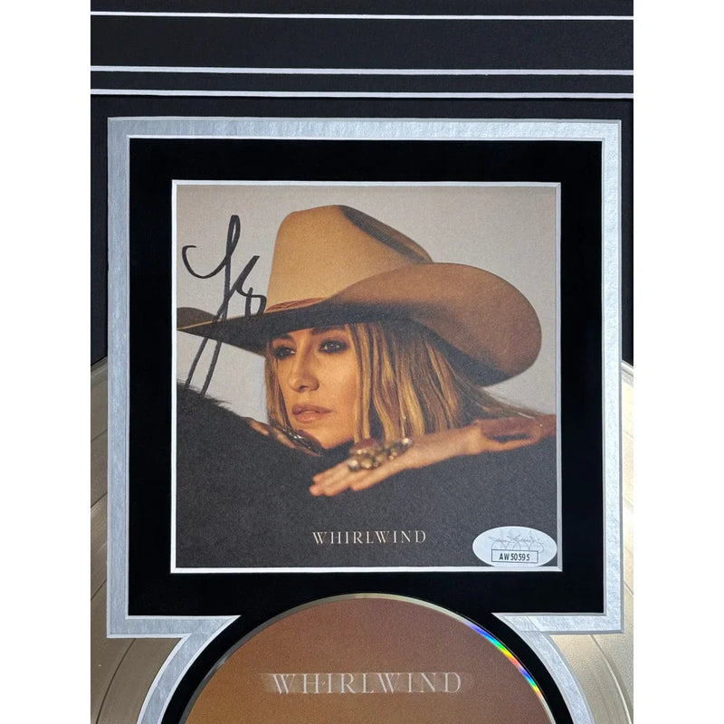 Lainey Wilson Autographed Whirlwind CD Album Gold Record Framed JSA COA Signed