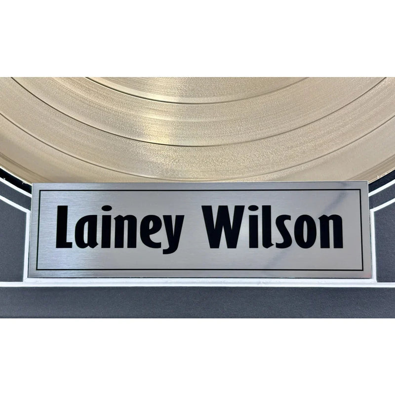 Lainey Wilson Autographed Whirlwind CD Album Gold Record Framed JSA COA Signed