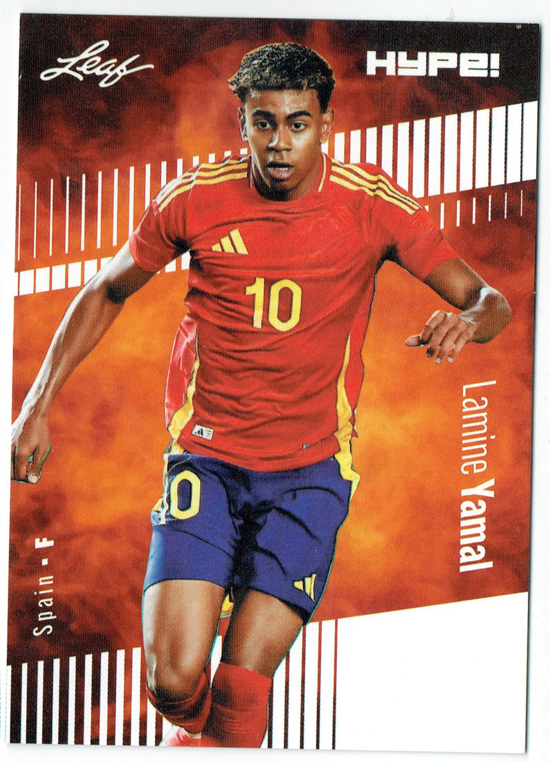 Mint Lamine Yamal 2024 Leaf HYPE! #LH-164A Only 5000 Made Spain Rookie Card
