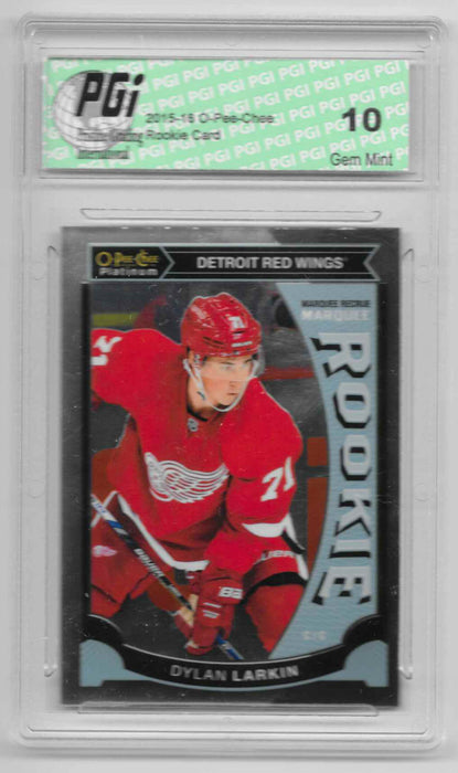 Dylan Larkin 2016 O-Pee-Chee #M45 Platinum SP Rookie Card PGI 10