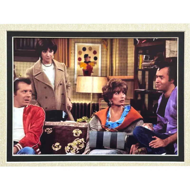 Laverne & Shirley Cast Signed JSA Framed 8x10 Photo Cut Autographed PSA Marshall Williams