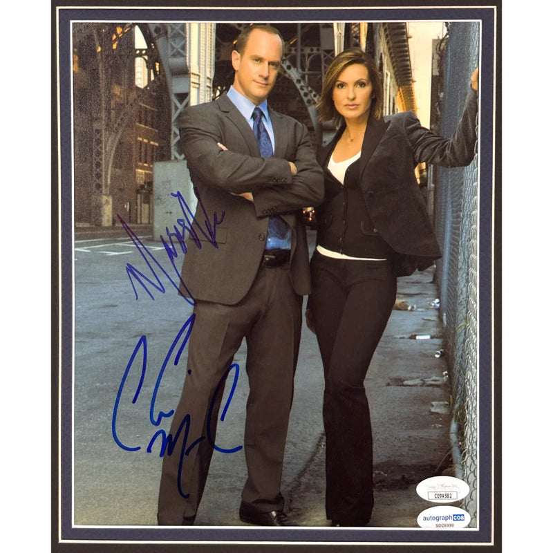 Law and Order SVU Signed 8x10 Photos Framed Autographed Ice-T Mariska Hargitay ChristopherMeloni