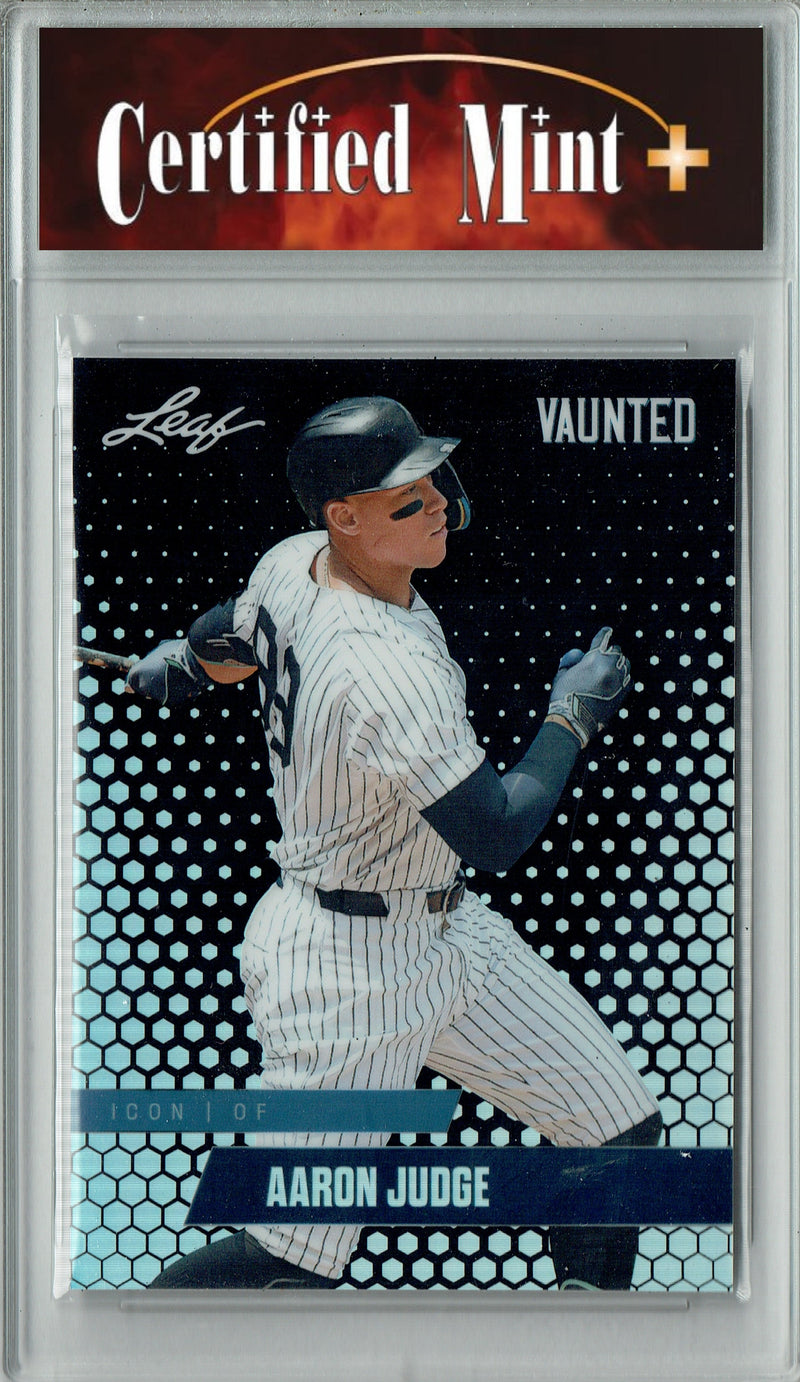 Certified Mint+ Aaron Judge 2024 Leaf Vaunted Metal #VM-19 Black 7 Made Rare Card New York Yankees