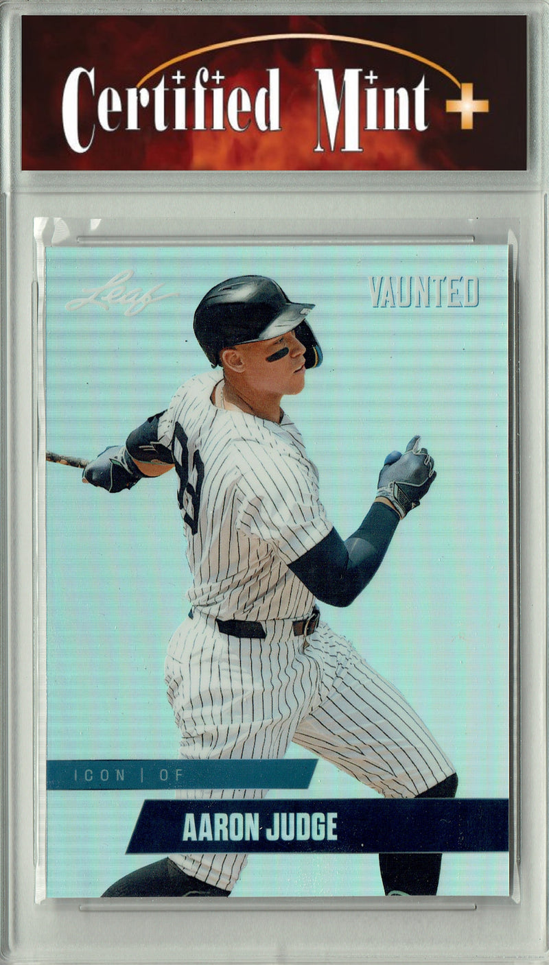 Certified Mint+ Aaron Judge 2024 Leaf Vaunted Metal #VM-19 Silver 25 Made Rare Card New York Yankees